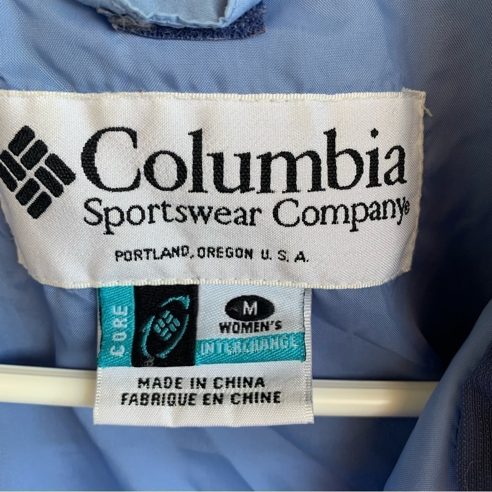 Columbia Women’s Core Winter Jacket Size Medium Coat Blue - Picture 5 of 6